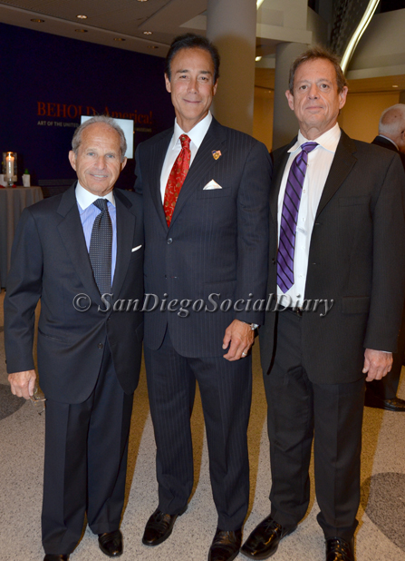 Dr. Robert Singer with Scott Johnston and Rick Wood all supporting the San Diego Council on Literacy